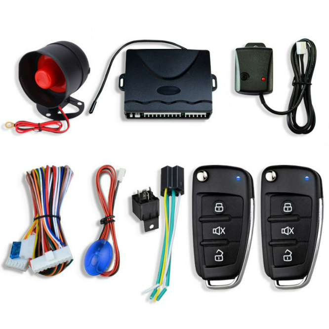 Factory Wholesale Universal Car Alarm Remote Control System Kit Anti-Theft for Central Door Lock Locking With Remote Controllers